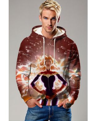 Captain Marvel Cosmic Power Hoodie