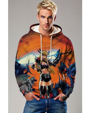 Illyana Rasputin / Magik Fiery Orange Hoodie