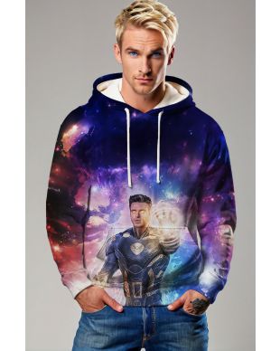 Ikaris Cosmic Blue Hoodie