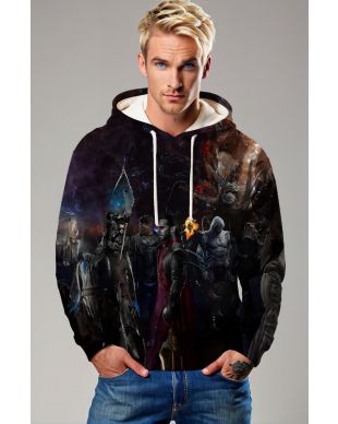 Midnight Sons by Agt Design Hoodie