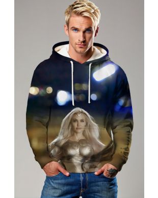Channel the warrior spirit of Thena with this bold hoodie.