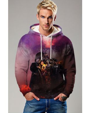 The Midnight Sons by Agt Design Hoodie in black brings the team’s strength to your wardrobe.