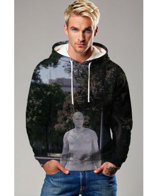 Power and comfort come together in the White Vision Hoodie