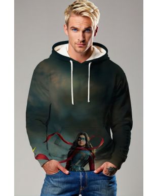 Kamala Khan / Ms. Marvel Hoodie – Bold & Brave