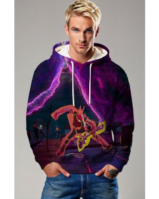 Hobie Brown Hoodie – Spider-Punk Rock Vibes