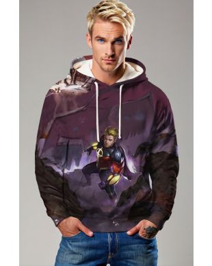 Quasar (Wendell Vaughn) Hoodie - Galactic Red Edition
