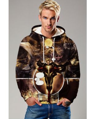 Quasar (Wendell Vaughn) Hoodie - Cosmic Gold Edition