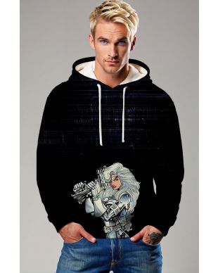 Silver Sable Hoodie - Sleek Silver Edition