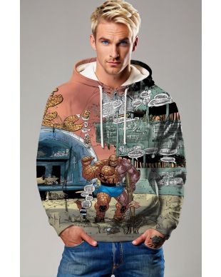 Ben Grimm / The Thing Hoodie - The Strength of the Rocky Hero