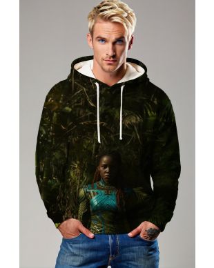 Nakia Hoodie - A Symbol of Wakandan Strength