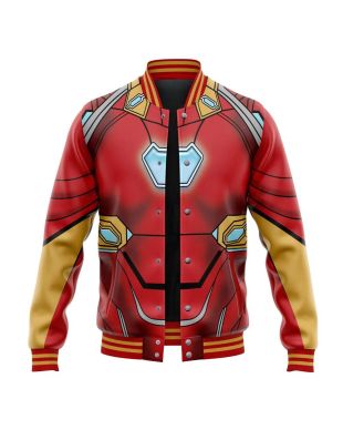 Iron Man Comics Marvel Varsity Jacket