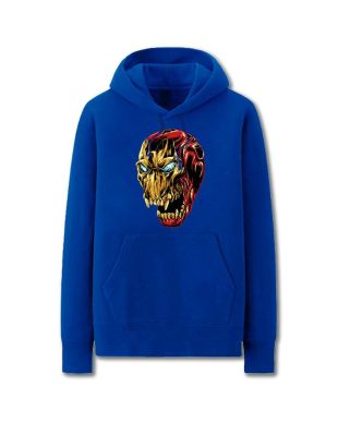 Iron Man Man Terror Style Marvel Inspired Hoodie Solid