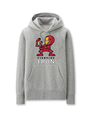 Iron Man Solid Color Super Hero I Marvel Inspired Hoodie Solid Everyday Wear