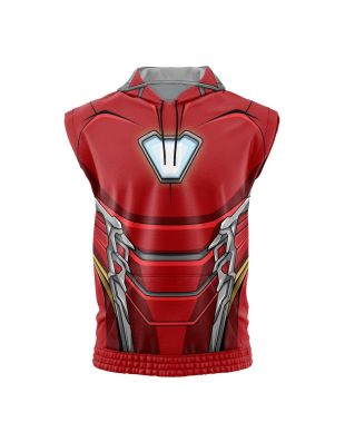 Iron Man Mark 85 Marvel Sleeveless Hoodie