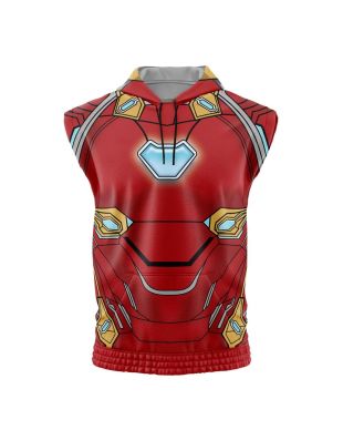 Iron Man Marvel Sleeveless Hoodie