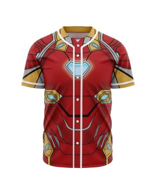 Ironman Cosplay Marvel Baseball Jersey
