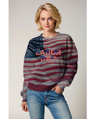 Labor Day Crew Neck Sweater-22