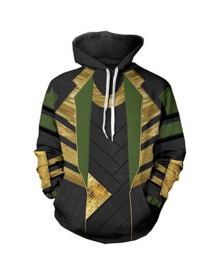 Loki Pullover Marvel Inspired Hoodie Urban Style Classic Fit