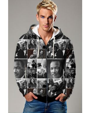 Freedom Statue White Hoodie