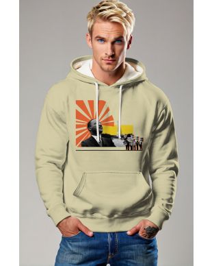 Majestic Colorful Martin Luther King Yellow Fashion Hoodie