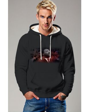 Martin Luther King Street Fashion Cool Grey Hoodie