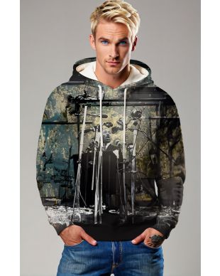 Retro Unique Martin Luther King Graphic Hoodie