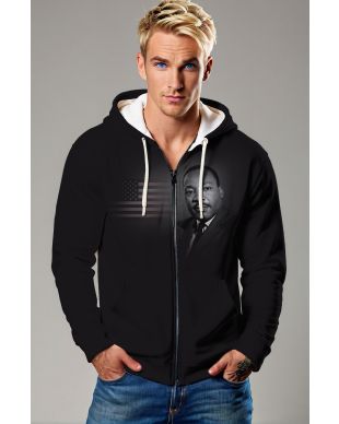 Patriotic American Flag Independence Day Hoodie