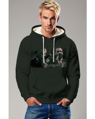 Black Fashion Martin Luther King Movie Inspired Avant Garde Comfortable Hoodie