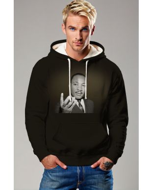 Martin Luther King Printed Fashionable and Comfortable Hoodie