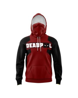 Deadpool Marvel Comics Masked Hoodie