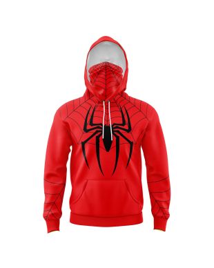 Spiderman Marvel Comics Masked Hoodie