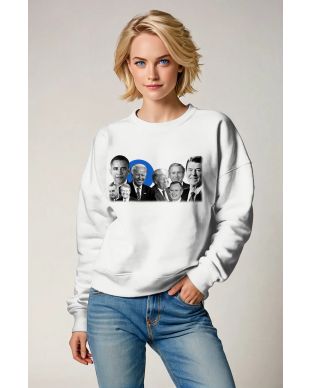Presidential Memorial White Comfort Crewneck Sweatshirt