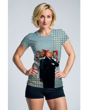 Soft Comfortable Blue Presidential Memorial TShirt