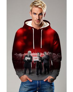 Presidential Memorial Red Comfortable Stylish Hoodie