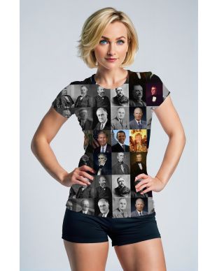 Presidential Portrait Black Graphic Tee