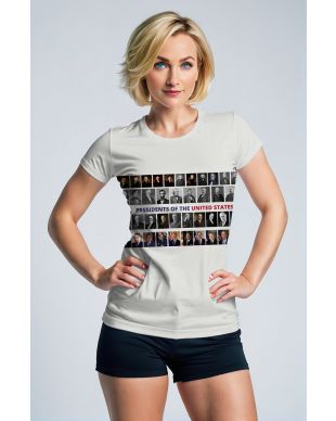 Presidential Portrait White Comfort Tee