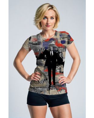 Trump Presidential Memorial Yellow Casual TShirt