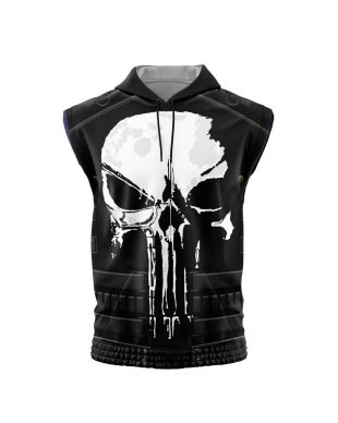 Punisher Daredevil S2 Marvel Sleeveless Hoodie