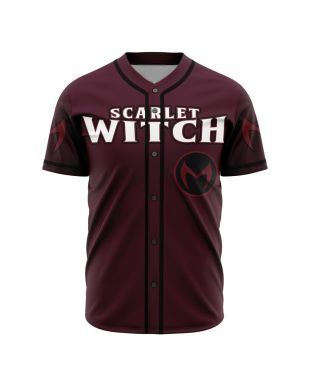 Scarlet Witch Marvel Baseball Jersey