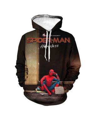 Spider-Man Man Printed Marvel Inspired Hoodie