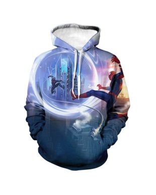 Spider-Man Man Printed Marvel Inspired Hoodie Everyday Wear