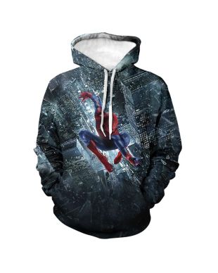 Spider-Man Man Printed Marvel Inspired Hoodie Graphic