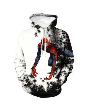 Spider-Man Man Printed Marvel Inspired Hoodie Unisex