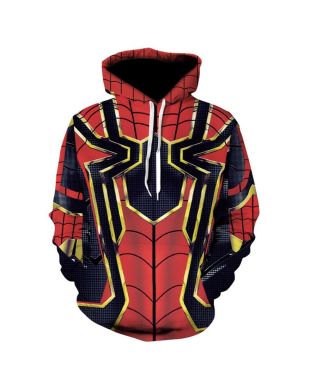 Spider-Man Spider Marvel Inspired Hoodie Unisex Classic Fit