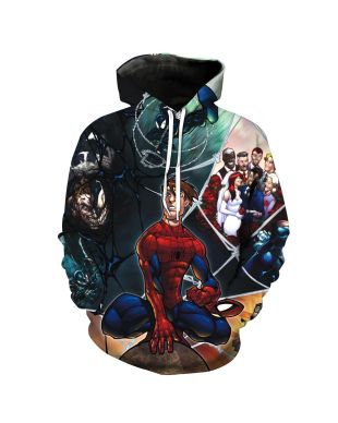Spider-Man Cool Marvels Spider Marvel Inspired Hoodie