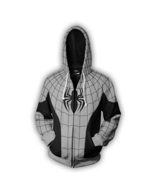 Zip Up Armored Spiderman Super Zip Up Hoodie
