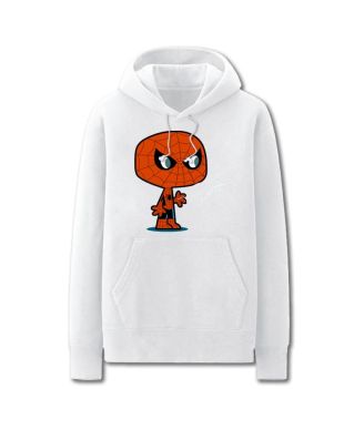 Solid Color Spiderman Cartoon Style Super Cute Spiderman Hoodie Solid