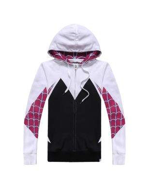 Zip Up Spiderman Zip Up Hoodie