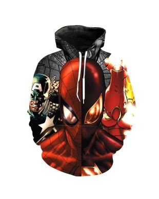 Spiderman Series Super C Hoodie Classic Fit Everyday Wear