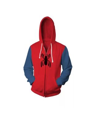 Zip Up Spiderman Super Zip Up Hoodie